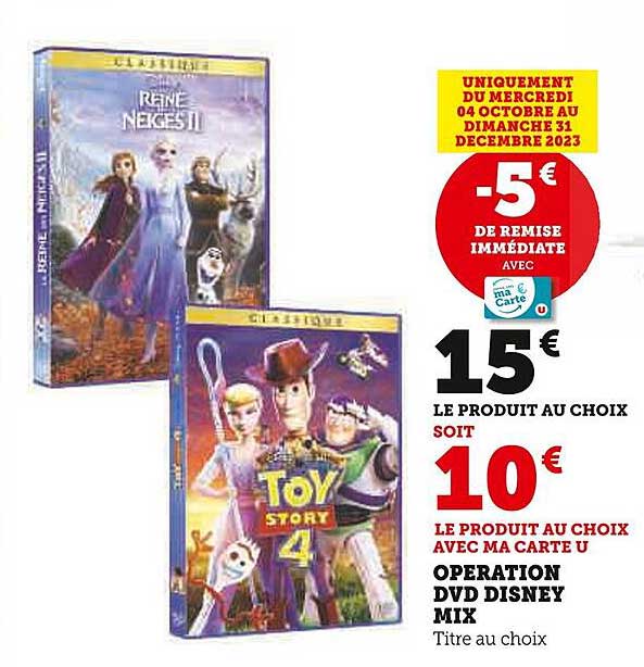 Opération Dvd Disney Mix