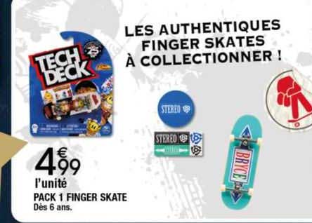 pack 1 finger skate