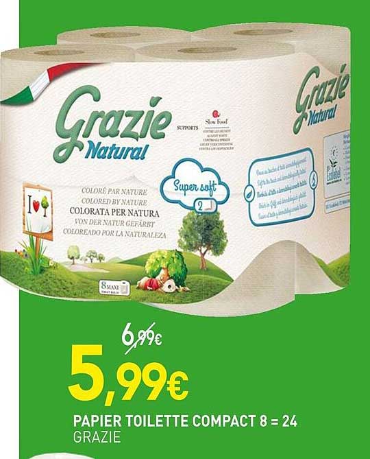 papier toilette compact grazie