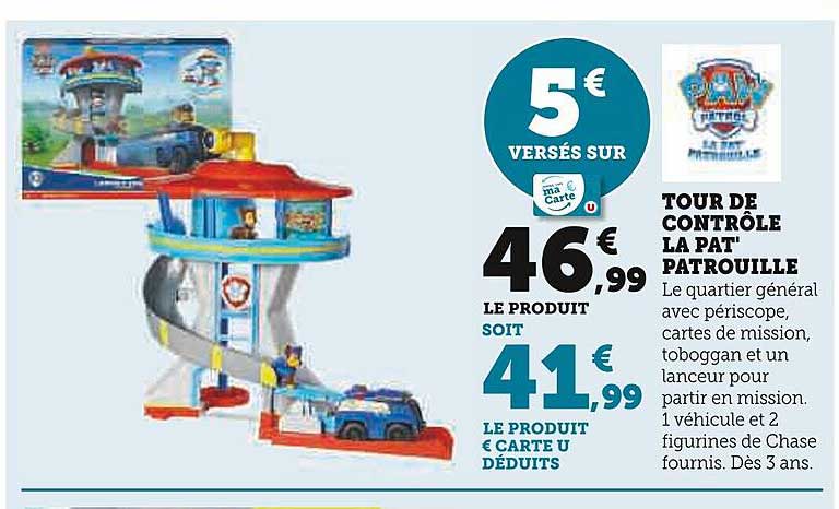 paw patrol tour de contrôle la pat' patrouille
