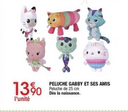 peluche gabby et ses amis