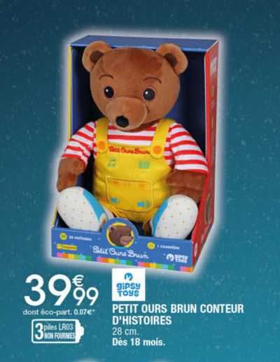 petit ours brun conteur d'histoires