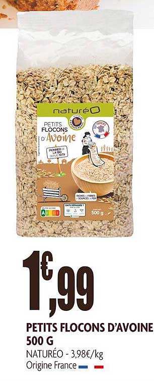 petits flocons d'avoine naturéo
