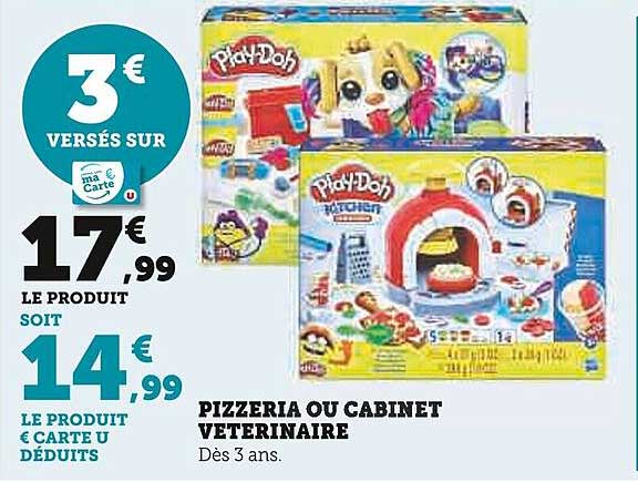 pizzeria ou cabinet vétérinaire play-Doh