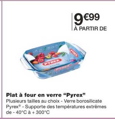 Plat à Four En  Verre "pyrex"