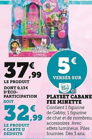 playset cabane fée minette