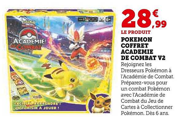 pokémon coffret academie de combat v2