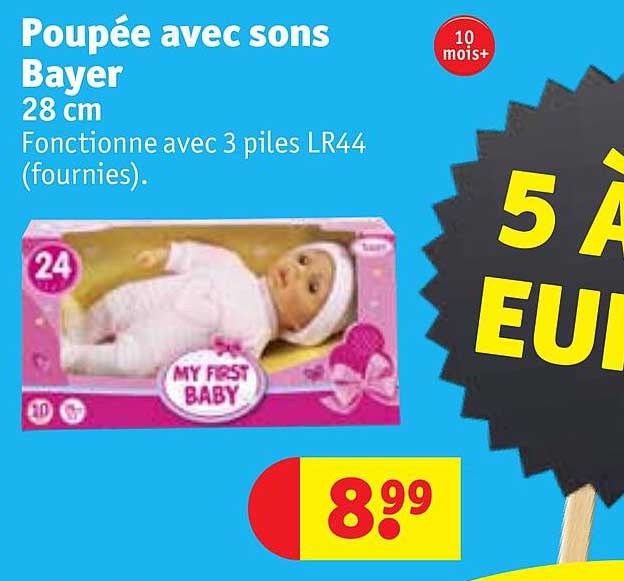 poupée avec sons bayer