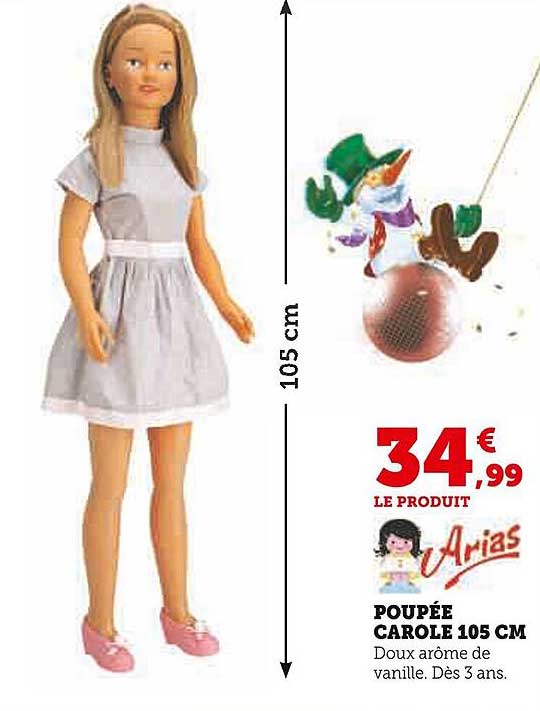 poupée carole arias 105cm