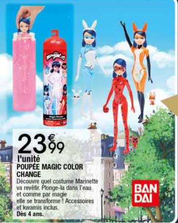 Poupée Magic Color Change Bandai