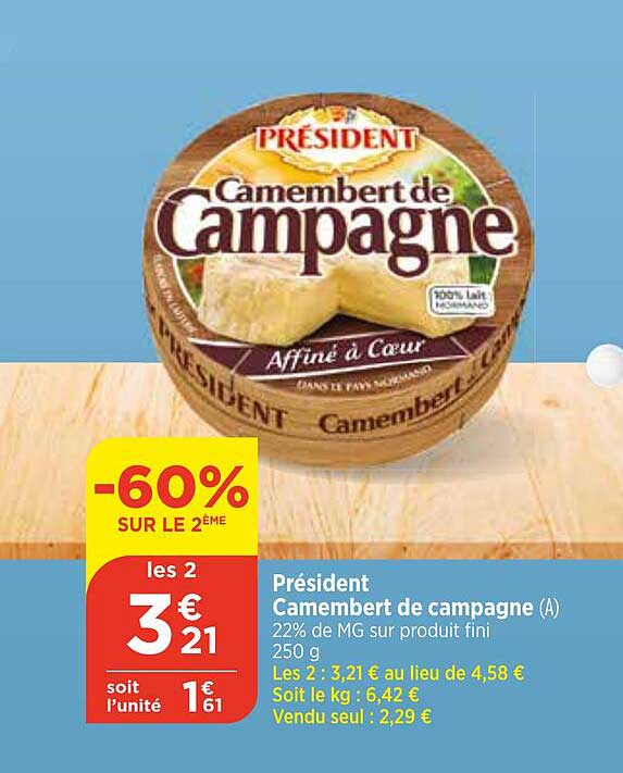 Président Camembert De Campagne