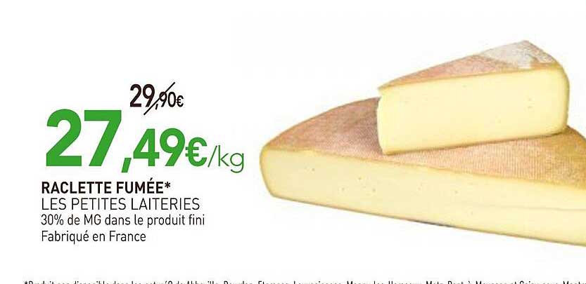 Raclette Fumée Les Petites Laiteries