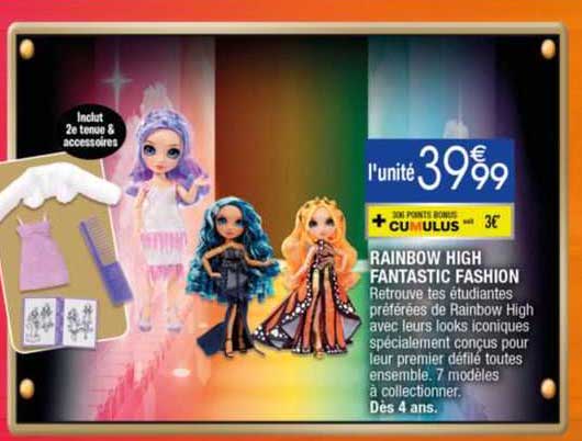 rainbow high fantastic fashion