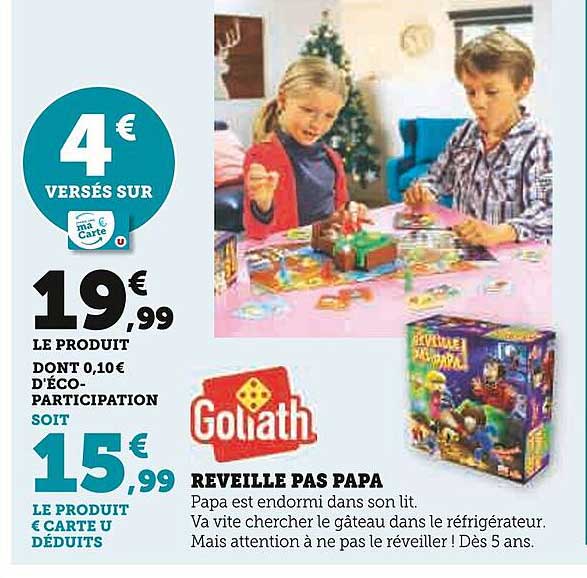 réveille pas papa goliath