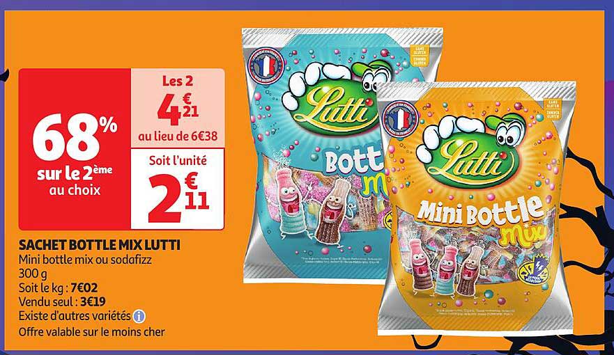 Sachet Bottle Mix Lutti