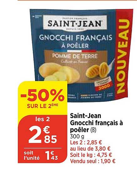 saint-jean gnocchi français à poêler