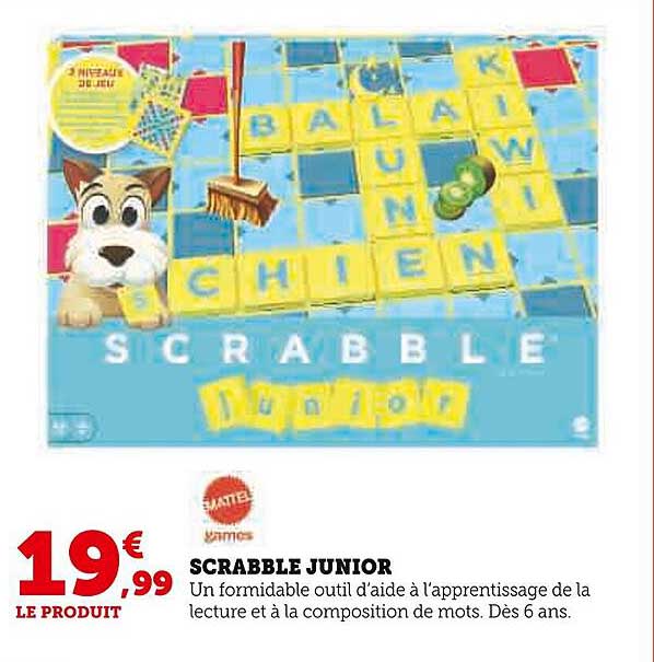 scrabble junior mattel games