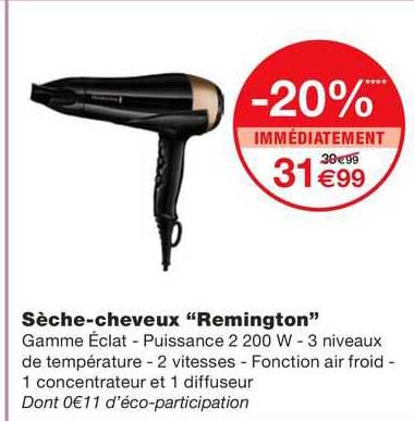 sèche-cheveux "remington"