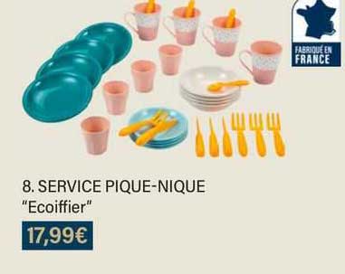 service pique-nique "écoiffier"
