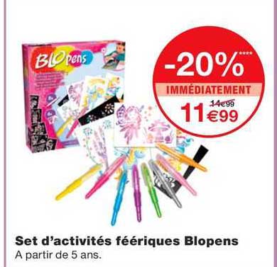 set d'activités féériques blopens