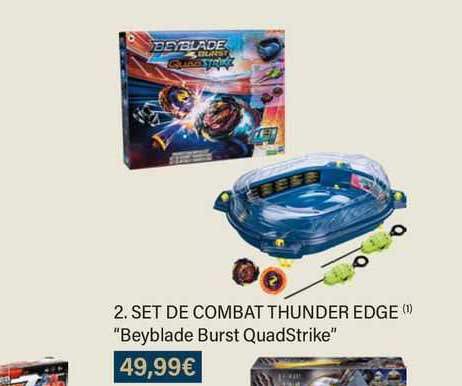 set de combat thinder edge "beyblade burst quadStrike"