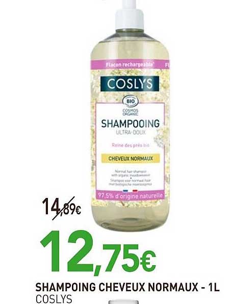 shampoing cheveux normaux coslys