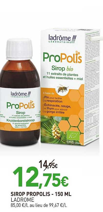 sirop propolis ladrome