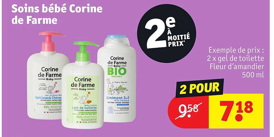 soins bébé corine de farme