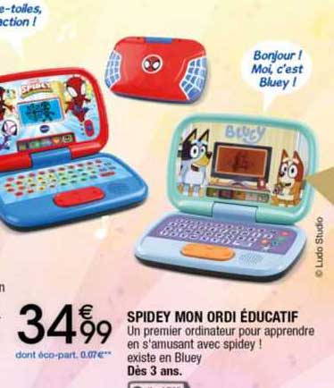 spidey mon ordi éducatif