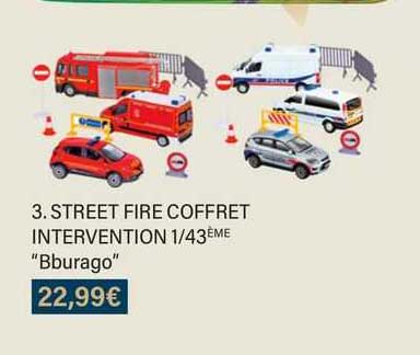 street fire coffret intervention 1/43ème "bburago"