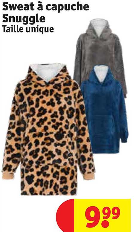 sweat à capuche snuggle