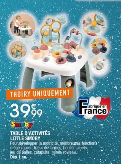 table d'activités little smoby