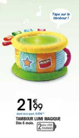 tambour lumi magique