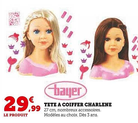 Tête à Coiffer Charlène Bayer