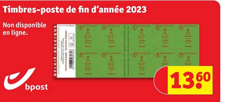 timbres-poste de fin d'année 2023