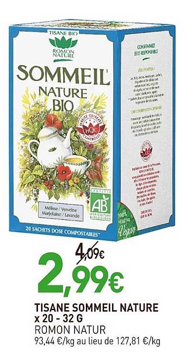 tisane sommeil nature