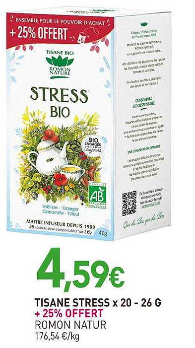 tisane stress romon natur