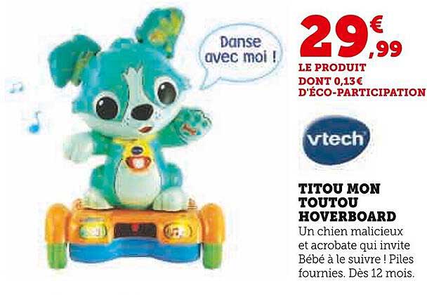 titou mon toutou hoverboard vtech