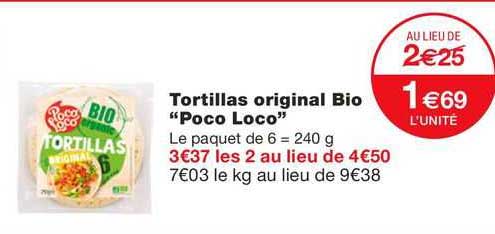 tortillas original bio "poco loco"
