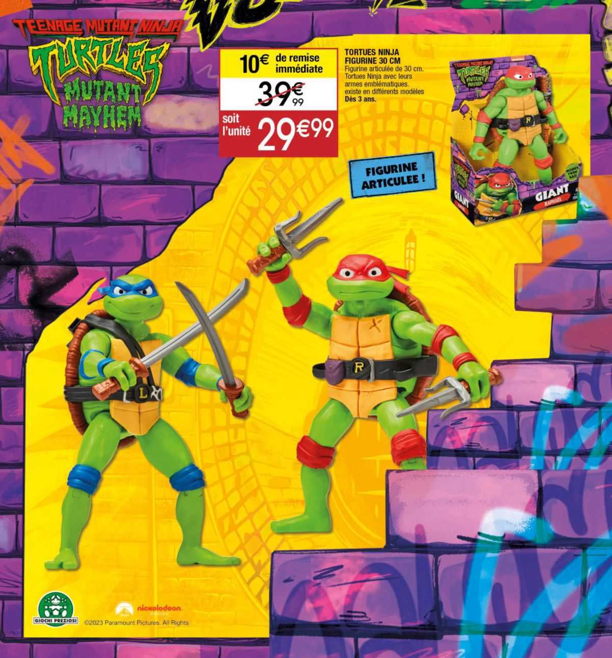 Tortues Ninja Figurine 30 Cm