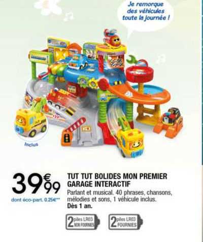 tut tut bolides mon premier garage interactif