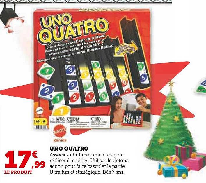 uno quatro mattel games