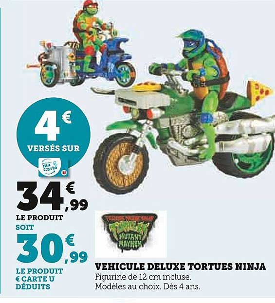 véhicule deluxe tortues ninja