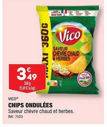 vico chips ondulées