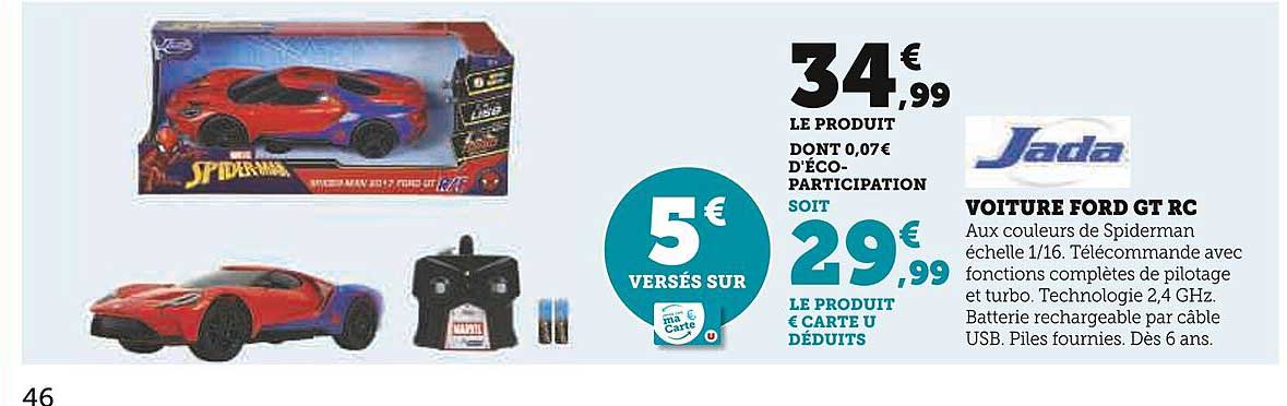 voiture ford gt rc jada