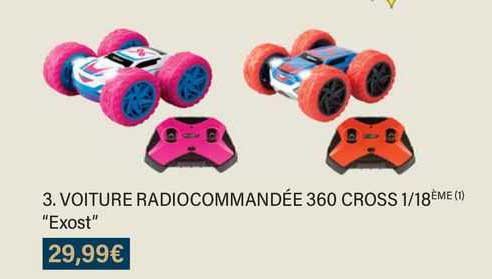 voiture radiocommandée 360 cross 1/18ème "exost"