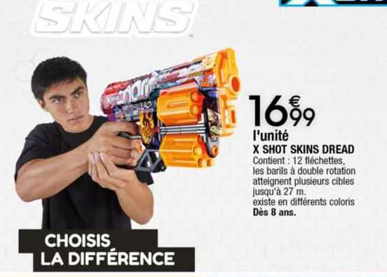 x shot skins dread