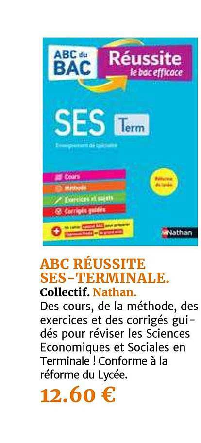 abc réussite ses terminale collectif nathan