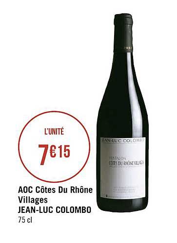 aoc côtes du rhône villages jean-luc colombo