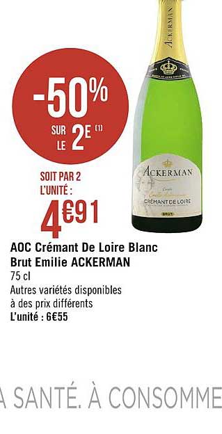 aoc crémant de loire blanc brut emilie ackerman